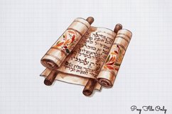 Big Bible Collection Watercolor Clipart PNG Product Image 1