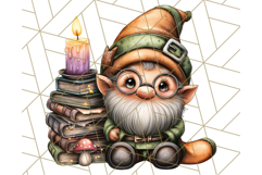 Spooky Gnome Village Clipart PNG Halloween Png Product Image 2