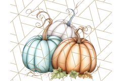 Fall Pumpkin Clipart PNG, Autumn Pumpkins, Jewel Tones Png Product Image 2