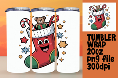 CUSTOM PNG Tumbler Design 20oz , Cute Christmas Product Image 1