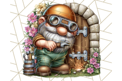Gnomes at Work Clipart PNG, Cute Gnomes PNG Illustration Product Image 2