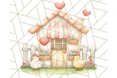 Pastel Farm Nursery PNG Clipart, Baby Animals And Elements Product Image 2