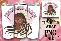 Dreamy Reflections 20oz tumbler wrap, Praying Woman Product Image 1