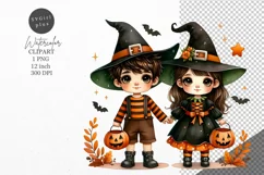 Halloween clipart, Trick and treat, Kids Halloween Product Image 1