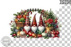 Christmas Gnome Sublimation - Clipart PNG Design Product Image 1