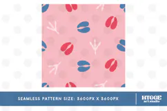 American 4th of July Hoofs and Hen Prints Seamless Pattern Product Image 2