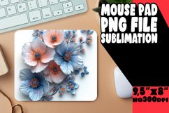 Vibrant Colorful Floral Pad: Sublimation Joy Product Image 1