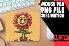 Summer Blossom Delight: Mouse Pad Designs PNG Product Image 1