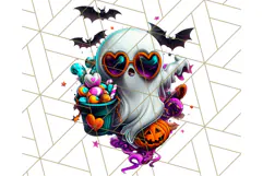 Pumpkin Party Halloween Clipart PNG, Cute Spooky Elements Product Image 2