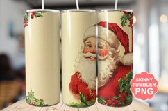 Santa Christmas Tumbler | Christmas Tumbler Wrap Product Image 1