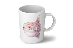 Cute Sunfish Ocean Animal PNG Summer Aquatic Marine Mola Product Image 6