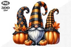Halloween Gnomes Sublimation - Clipart PNG Design Product Image 1