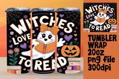 Eye-Catching 20oz Tumbler Wrap , Ghost Books Product Image 1
