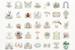 Magical Spring Garden Clipart Product Image 4