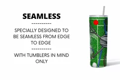 Lacrosse Life Tumbler | Sublimation | Taper | Straight Product Image 2