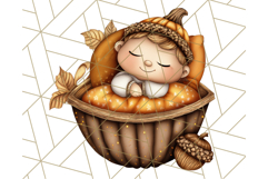 Fall Fairy House Clipart PNG, Autumn Homes and Decor Product Image 2