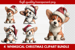 Whimsical Christmas Clipart | Cute Festive Holiday PNG Product Image 1