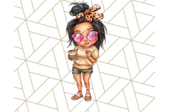 Sassy Mom Coffee PNG Clipart, Messy Bun Mom Life PNGs Product Image 2