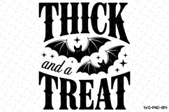 Thick and a Treat Svg | Halloween Svg | Svg Cut Files Product Image 1