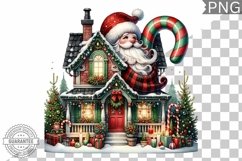 Christmas Santa Sublimation - Clipart PNG Design Product Image 1