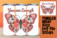 GREAT GIFT 20oz Tumbler Wrap , Butterfly Product Image 1
