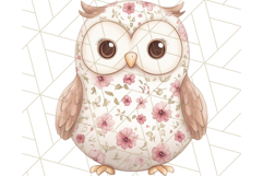 Pink Floral Stuffed Animal Clipart PNG, Cute Stuffed Animals Product Image 2