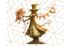 Autumn Circus Performers Clipart Vintage Characters PNG Product Image 2