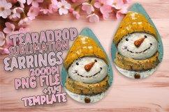 Lovely Teardrop Design for DIY Projects , Snowman Product Image 1