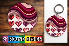 Cheerful Circle Keychain Magic, Pattern Product Image 1