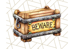 Spooky Carnival Characters Clipart PNG, Halloween Clipart Product Image 2