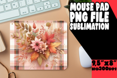 BLISSFUL desk pad Artistic PNG, Autumn Flower Product Image 1