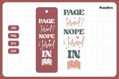 Bookmark Saying SVG | Funny Book Lovers - I Turned In Product Image 3