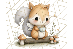 Forest Fairy Garden Creatures PNG, Whimsical Woodland Art Product Image 2