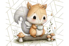 Forest Fairy Garden Creatures PNG, Whimsical Woodland Art Product Image 2
