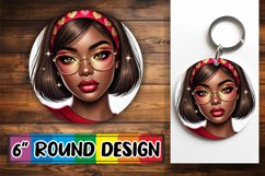 Luminous Ornaments Round Design, Love Girl Product Image 1