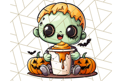 Monster Café Halloween PNG Clipart, Coffee Holiday Clip Art Product Image 2