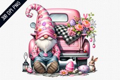 Easter Day Gnome - Sublimation Clipart PNG Design Product Image 1