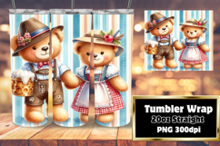 Stylish 20oz Tumbler Design , Teddy Bear Product Image 1