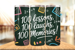 100 Days Of School Tumbler wrap, Teacher Day 20oz Tumbler Product Image 1