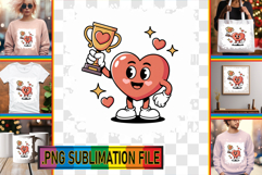 Cozy TSHIRT Ideas Magic PNG, Valenines Heart Product Image 1