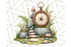 Dreamy Nature Clipart PNG, Whimsical Forest Elements Product Image 2