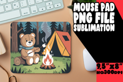 Timeless Mouse Pad Designs for Kids, Cute Bear Product Image 1