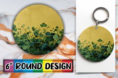Sublimation Floral Circle Design Garden Fresh Product Image 1