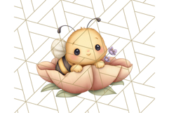 Adorable Bee Clipart PNG, Cute Bees and Accessories PNG Product Image 2