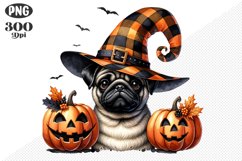 Halloween Dog Sublimation - Clipart PNG Design Product Image 1