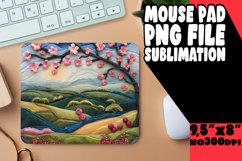 Colorful 3D Landscape for Mouse Pad Sublimation Product Image 1