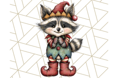 Christmas Animal Clipart, Festive Animals in Holiday Outfits Product Image 2