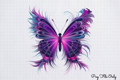 Smoke Butterflies Clipart PNG Product Image 1