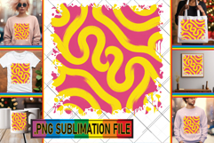 Bright TSHIRT Magic Ideas PNG, Funky Pattern Product Image 1