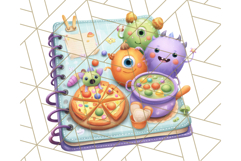 Halloween Costume Parade Clipart PNG with Monsters Clip Art Product Image 2